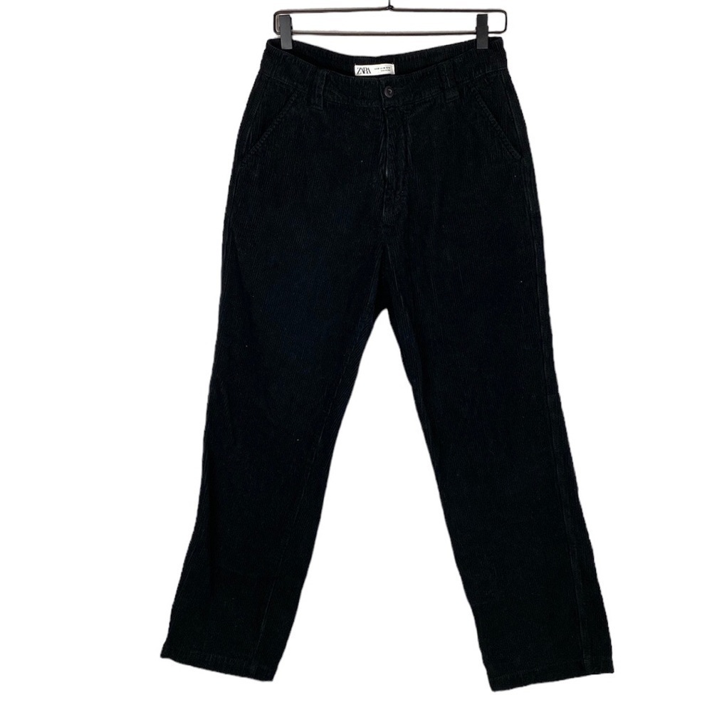 Zara Black Straight Leg Pants